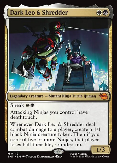 Dark Leo & Shredder - TMT - 142