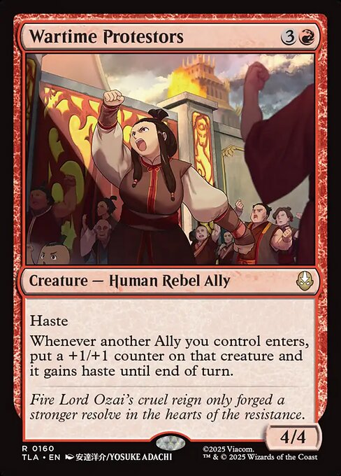 Wartime Protestors (Foil) - TLA - 160