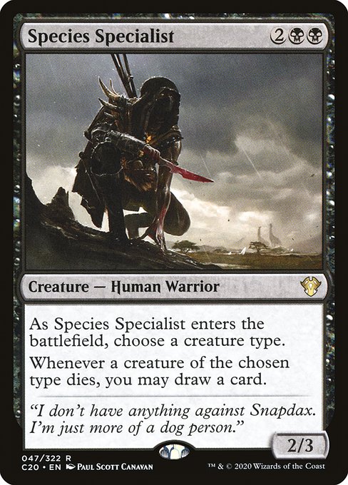 Species Specialist - C20 - 47