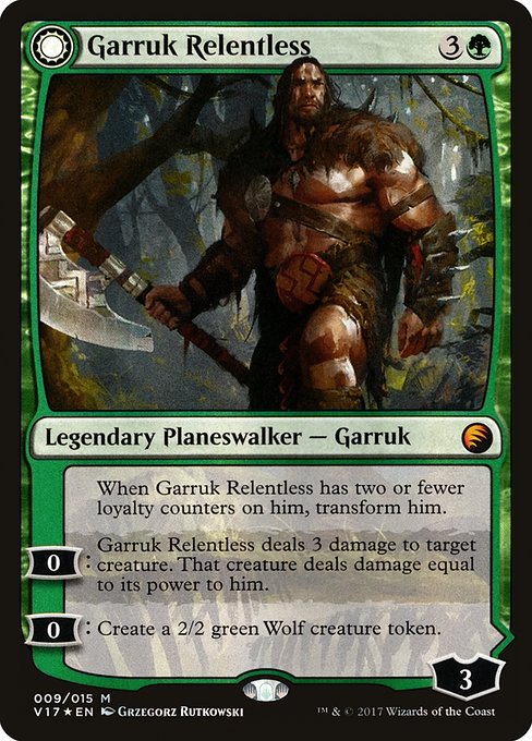 Garruk Relentless (Foil) - V17 - 9