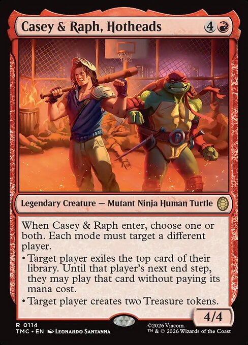 Casey & Raph, Hotheads - TMC - 114