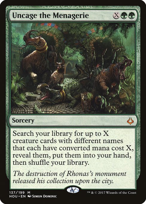 Uncage the Menagerie - HOU - 137