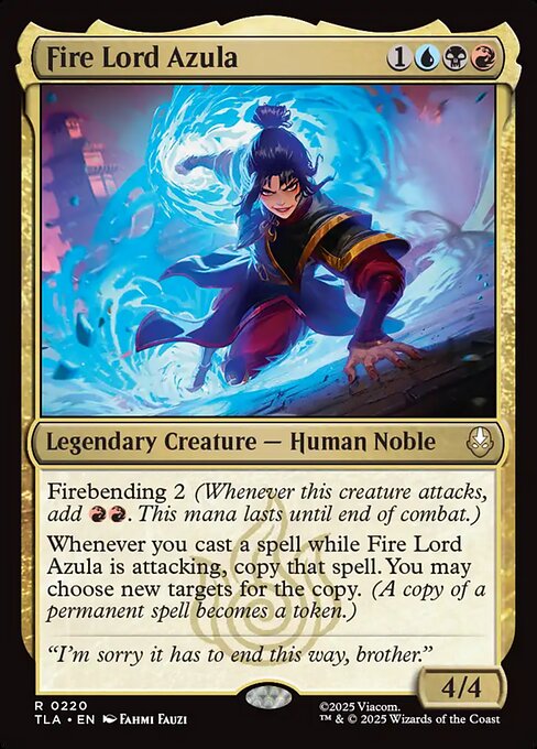 Fire Lord Azula (Foil) - TLA - 220