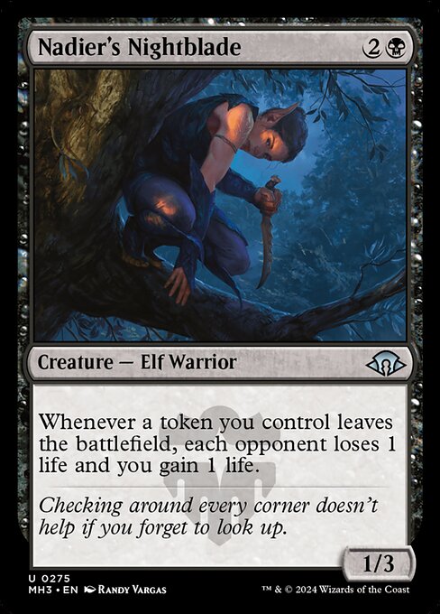 Nadier's Nightblade (Foil) - MH3 - 275