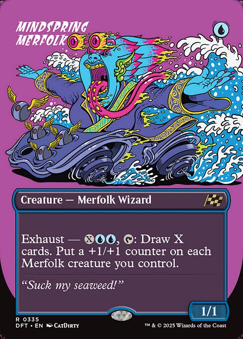 Mindspring Merfolk (Borderless) - DFT - 335