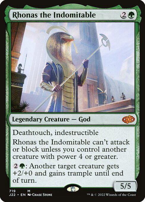 Rhonas the Indomitable - J22 - 719