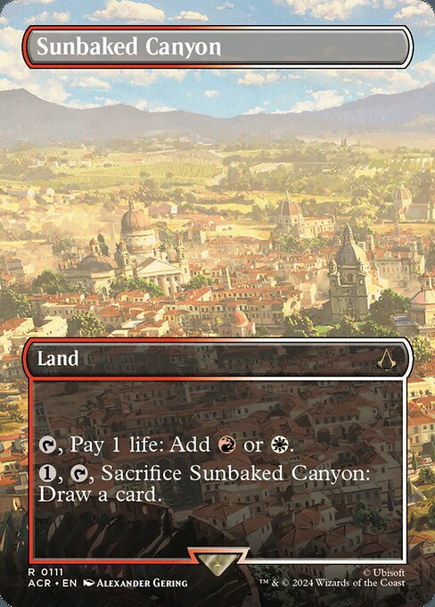 Sunbaked Canyon (Borderless) (Foil) - ACR - 111