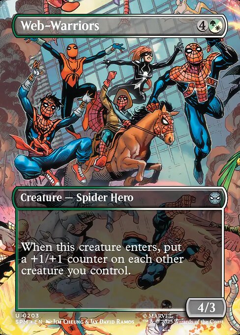 Web-Warriors (Borderless) (Foil) - SPM - 203