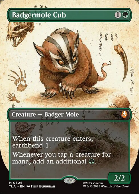 Badgermole Cub (Borderless) (Foil) - TLA - 326