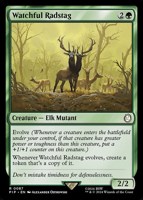 Watchful Radstag (Foil) - PIP - 87