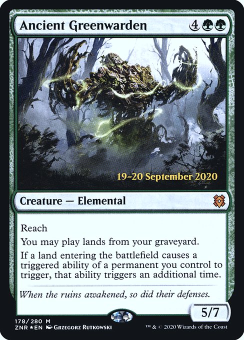 Ancient Greenwarden (Foil) - PZNR - 178s