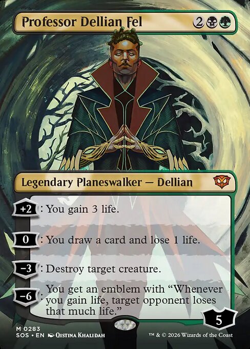 Professor Dellian Fel (Borderless) - SOS - 283