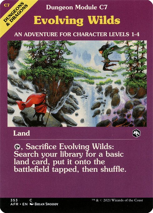 Evolving Wilds (Dungeon Module) - AFR - 353