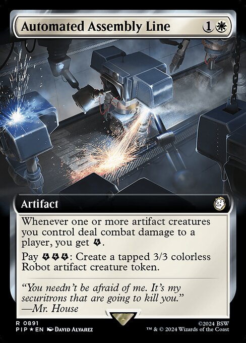 Automated Assembly Line (Extended Art) (Surge Foil) - PIP - 891