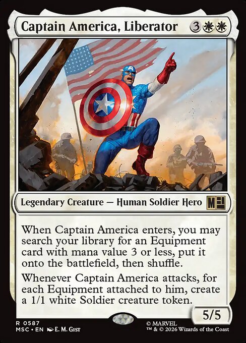 Captain America, Liberator - MSC - 587