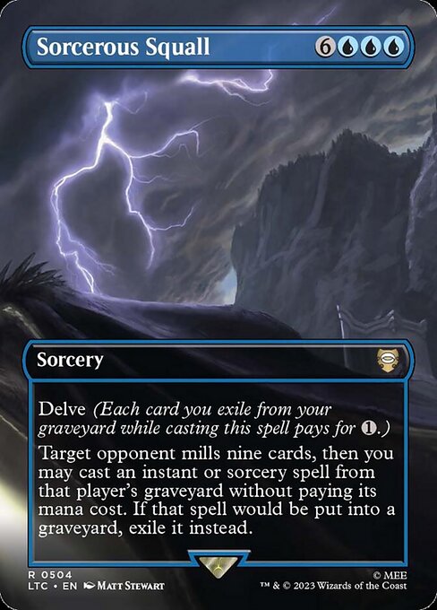 Sorcerous Squall (Borderless) - LTC - 504