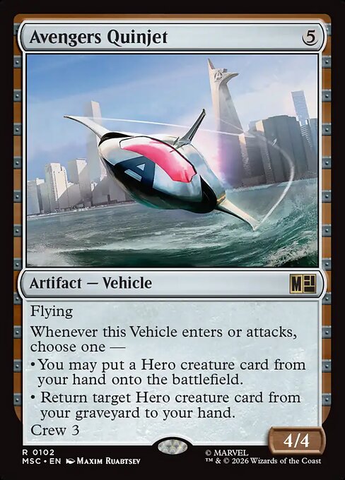 Avengers Quinjet - MSC - 102