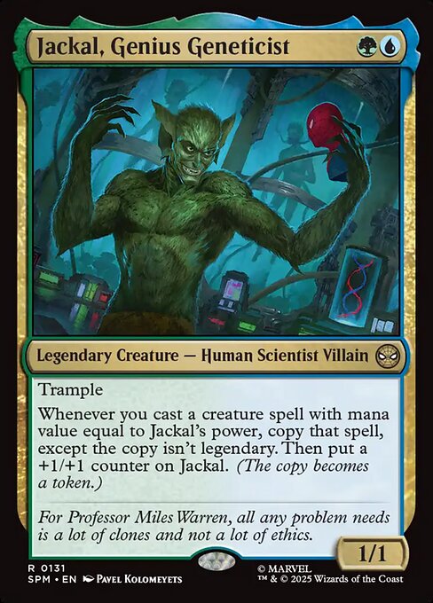 Jackal, Genius Geneticist (Foil) - SPM - 131
