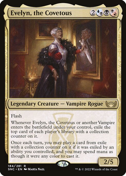 Evelyn, the Covetous (Foil) - SNC - 184