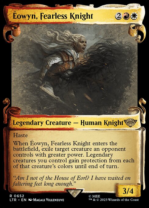 Eowyn, Fearless Knight (Showcase Scrolls) - LTR - 652