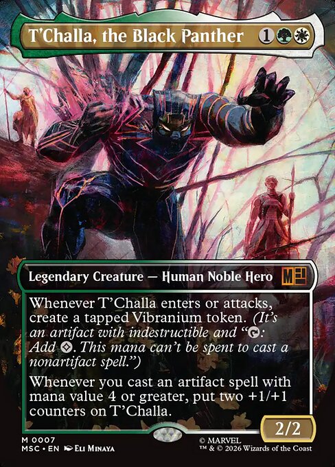 T'Challa, the Black Panther (Borderless) - MSC - 7