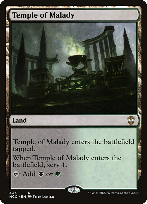 Temple of Malady - NCC - 433