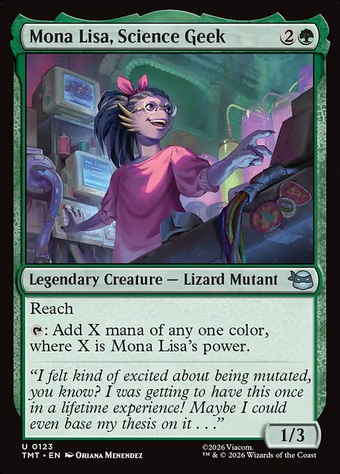 Mona Lisa, Science Geek - TMT - 123