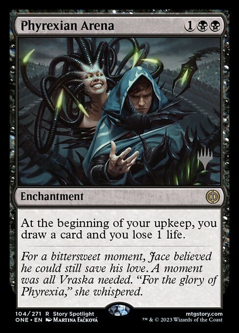 Phyrexian Arena (Foil) - PONE - 104p