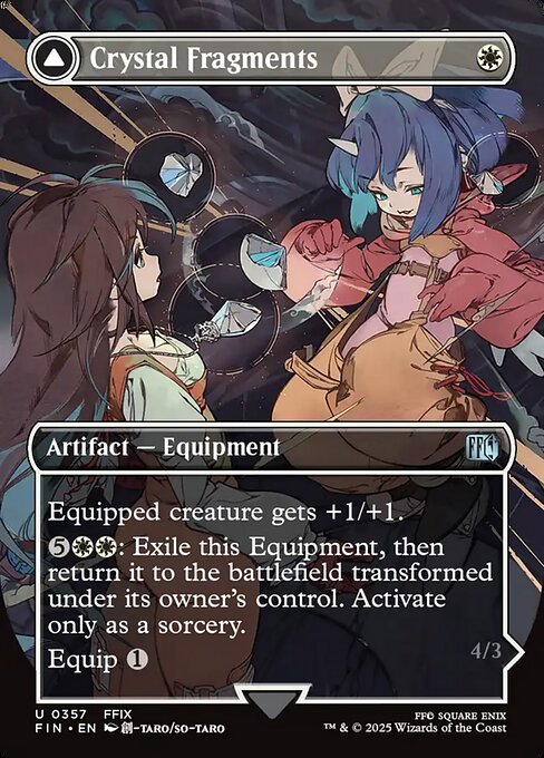 Crystal Fragments (Borderless) (Foil) - FIN - 357