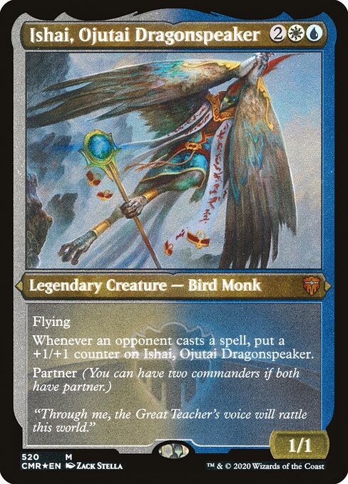 Ishai, Ojutai Dragonspeaker (Foil Etched) - CMR - 520