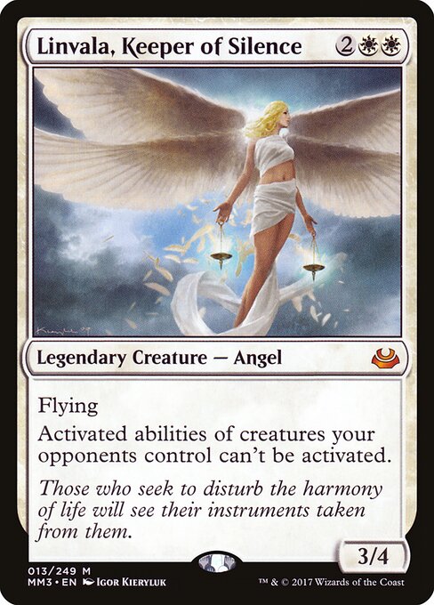 Linvala, Keeper of Silence (Foil) - MM3 - 13