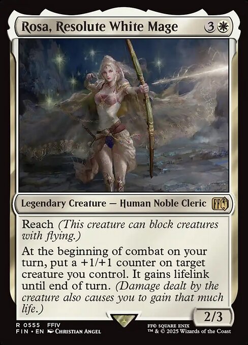 Rosa, Resolute White Mage - FIN - 555