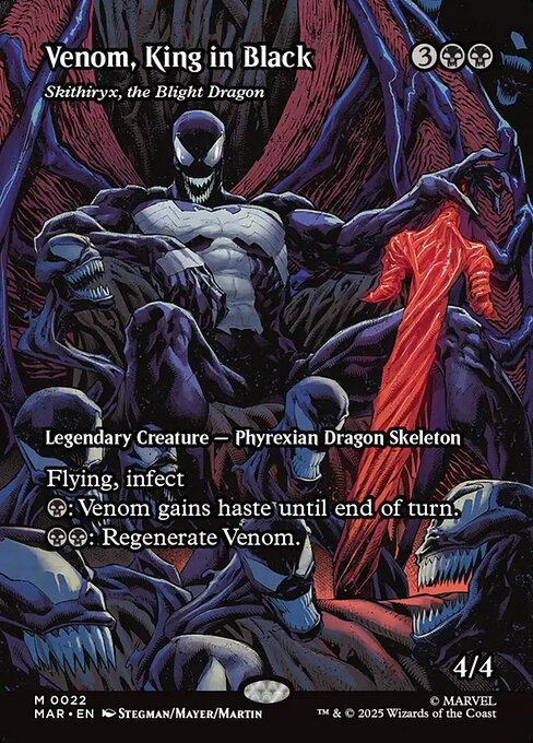Venom, King in Black - Skithiryx, the Blight Dragon (Borderless) - MAR - 22