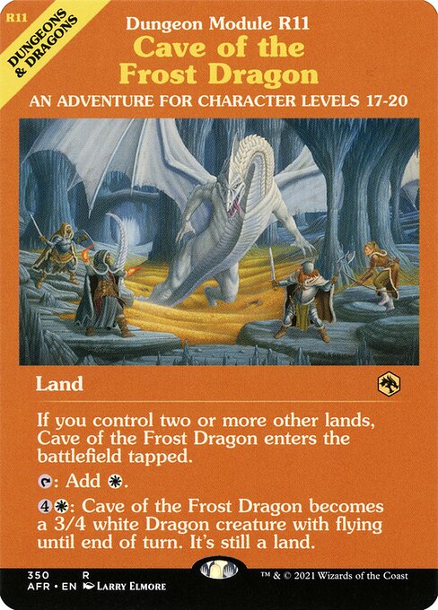 Cave of the Frost Dragon (Dungeon Module) - AFR - 350
