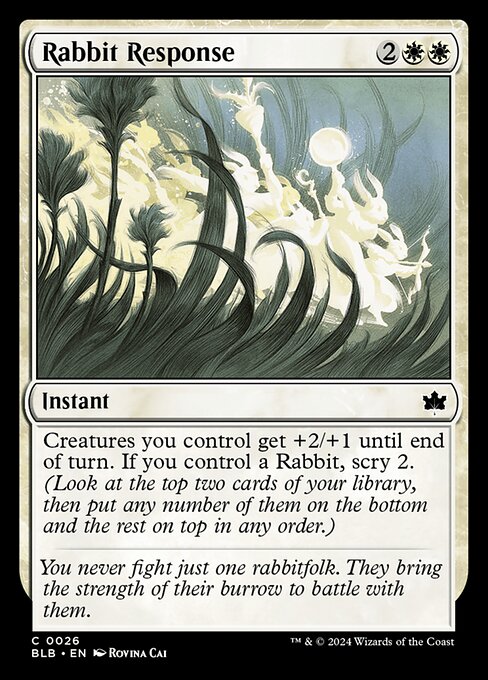 Rabbit Response - BLB - 26