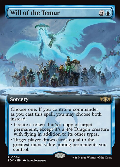 Will of the Temur (Extended Art) - TDC - 64
