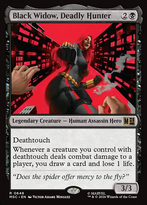 Black Widow, Deadly Hunter - MSC - 648