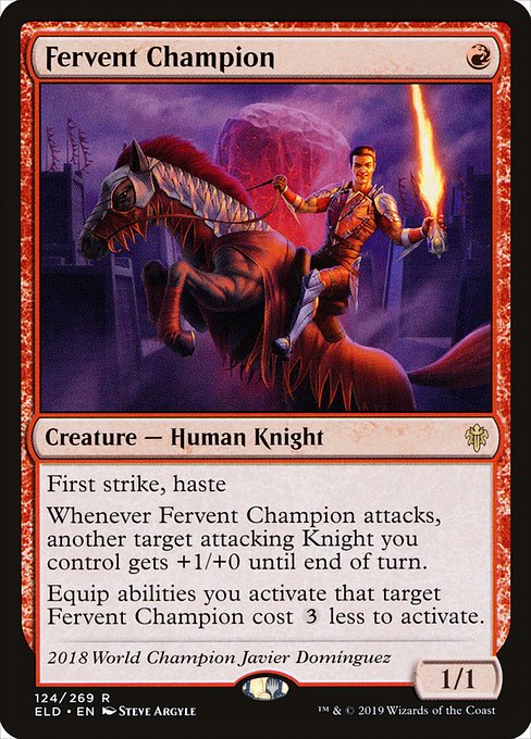 Fervent Champion - ELD - 124