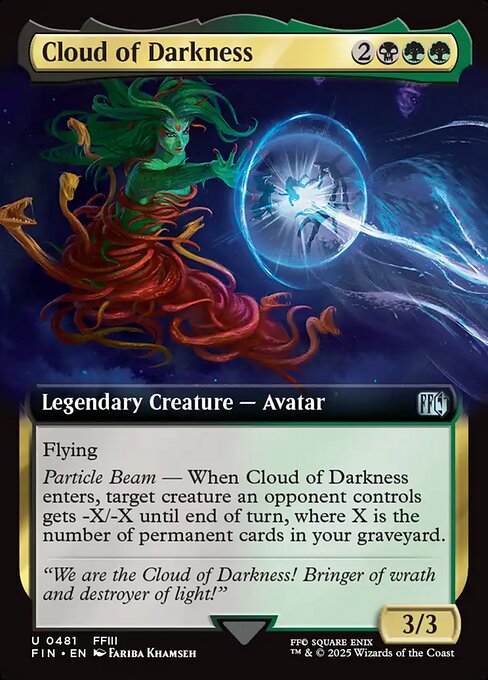 Cloud of Darkness (Extended Art) (Foil) - FIN - 481