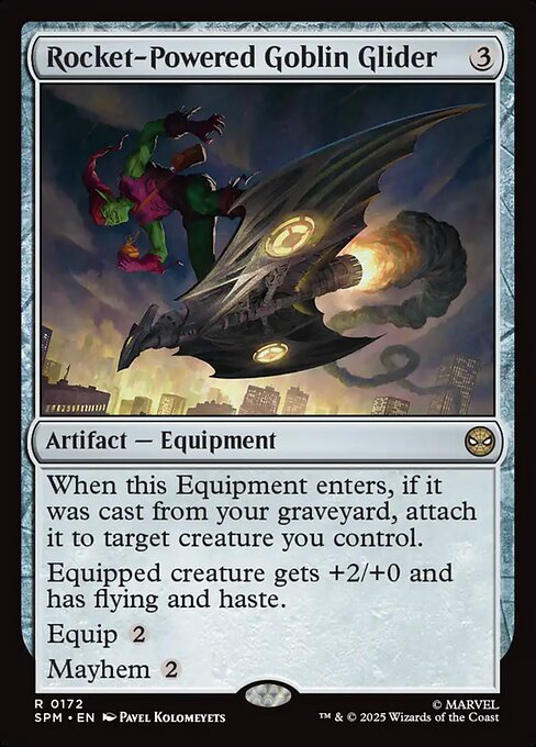 Rocket-Powered Goblin Glider (Foil) - SPM - 172