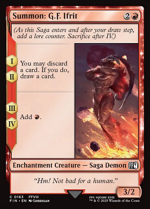 Summon: G.F. Ifrit - FIN - 163