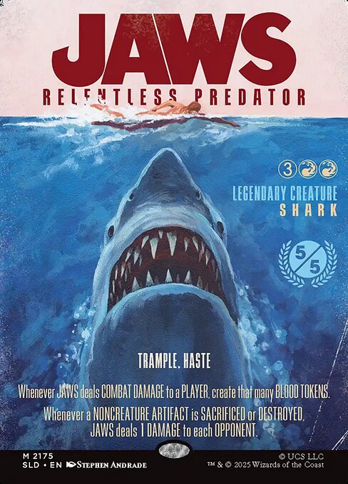 Jaws, Relentless Predator - SLD - 2175