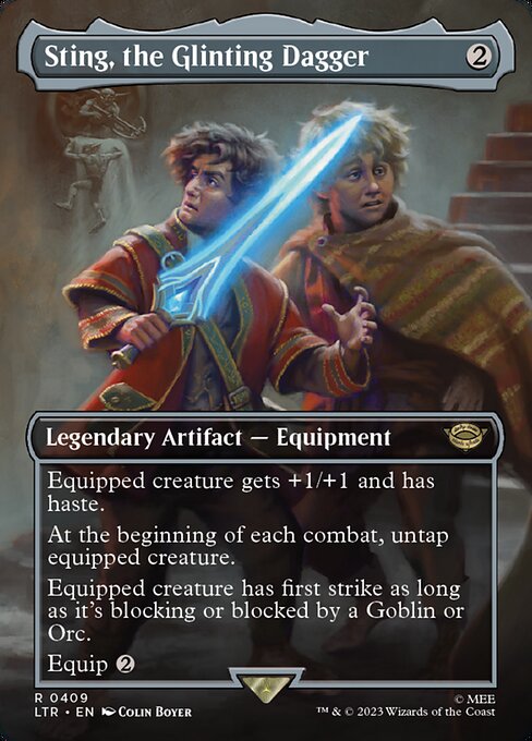 Sting, the Glinting Dagger (Borderless) - LTR - 409