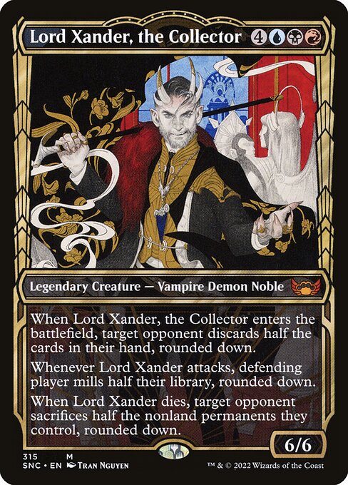 Lord Xander, the Collector (Showcase) (Foil) - SNC - 315
