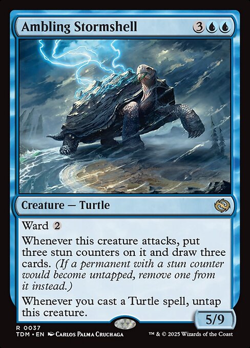 Ambling Stormshell (Foil) - TDM - 37