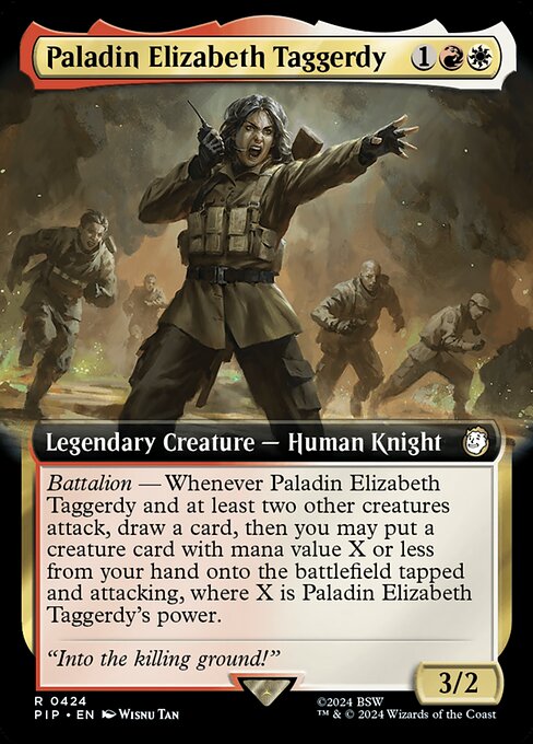 Paladin Elizabeth Taggerdy (Extended Art) - PIP - 424