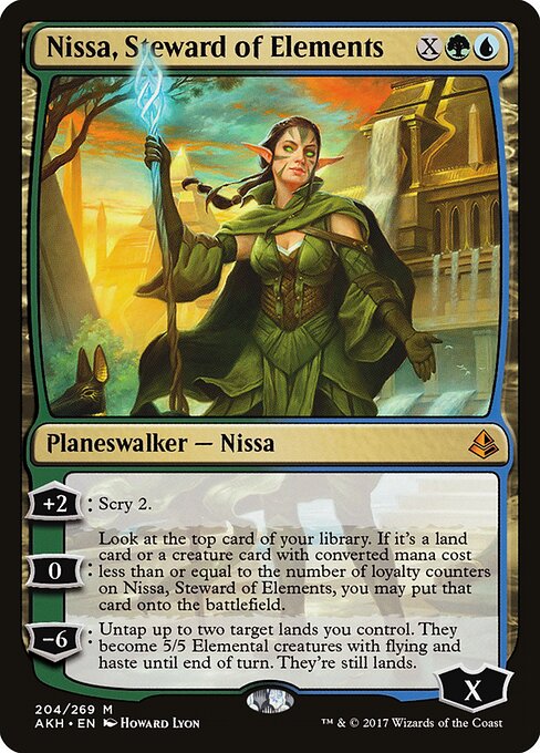 Nissa, Steward of Elements - AKH - 204