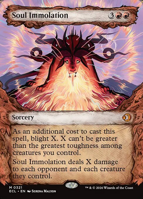 Soul Immolation (Showcase) (Foil) - ECL - 321