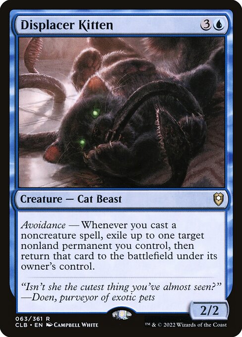 Displacer Kitten (Foil) - CLB - 63
