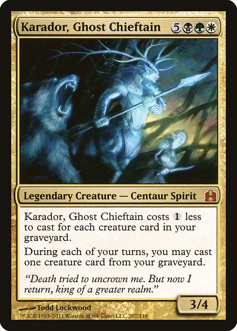 Karador, Ghost Chieftain - CMD - 207